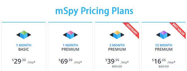 mSpy price