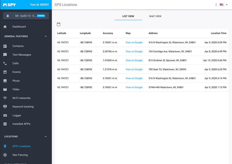 couple tracker mobile monitor