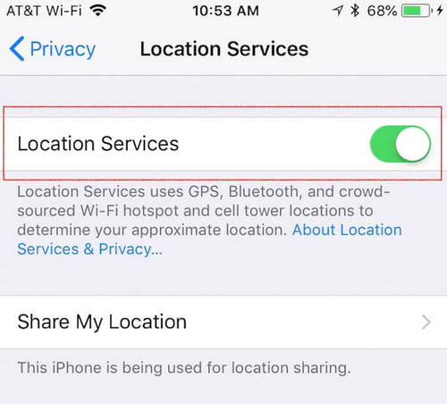 how to stop sharing location without them knowing