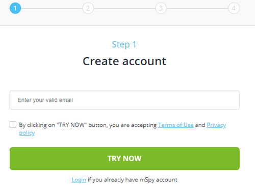 create account